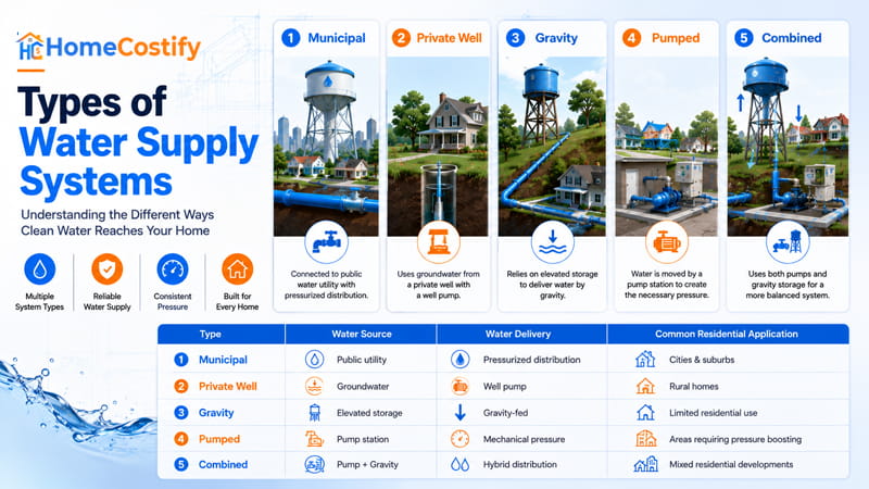Types of Water Supply Systems