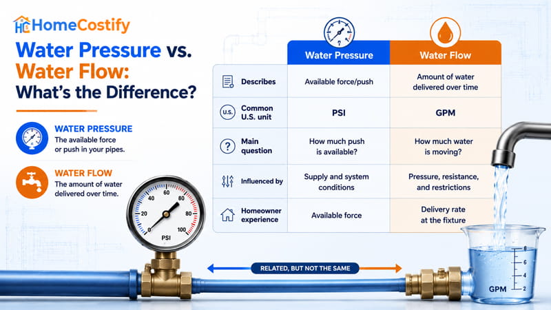 Water Pressure vs. Water Flow: What's the Difference?