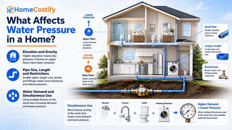What Affects Water Pressure in a Home?