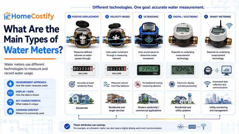 What Are the Main Types of Water Meters?