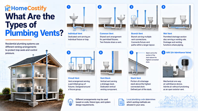 What Are the Types of Plumbing Vents?