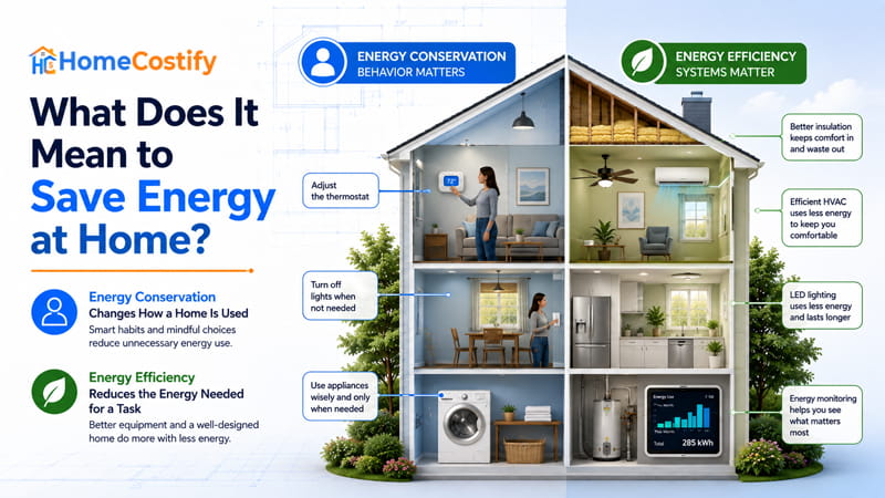 What Does It Mean to Save Energy at Home?