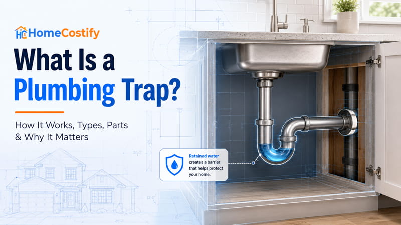 What Is a Plumbing Trap? How It Works, Types, Parts & Why It Matters
