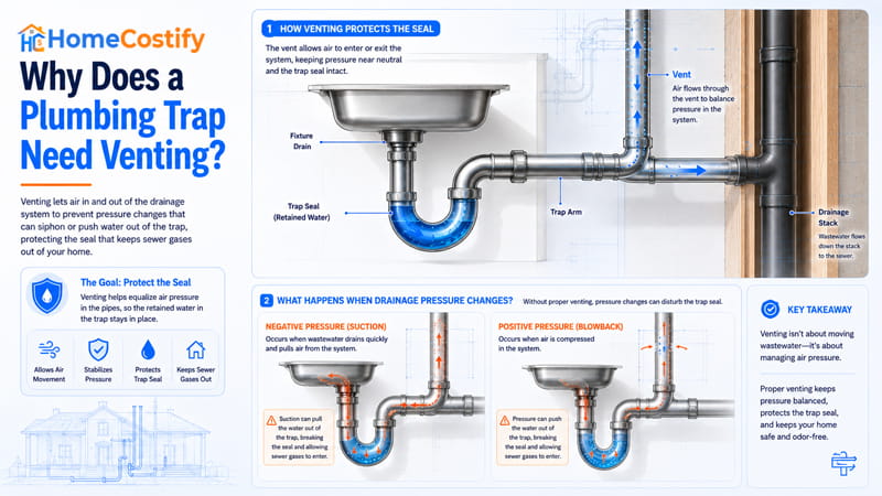 Why Does a Plumbing Trap Need Venting?