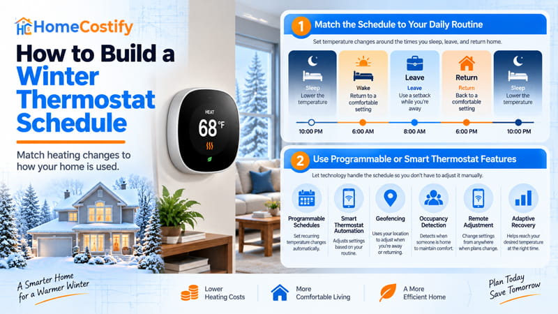 How to Build a Winter Thermostat Schedule