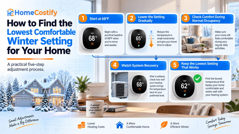 How to Find the Lowest Comfortable Winter Setting for Your Home