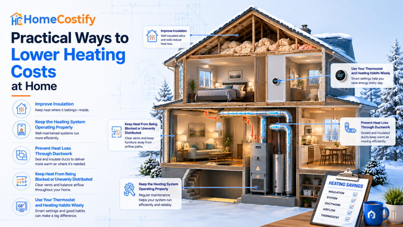 Practical Ways to Lower Heating Costs at Home