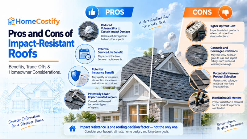 Pros and Cons of Impact-Resistant Roofs