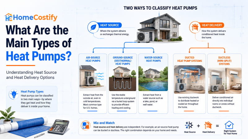 What Are the Main Types of Heat Pumps?