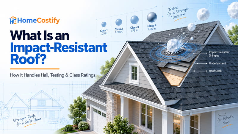 What Is an Impact-Resistant Roof? How It Handles Hail, Testing & Class Ratings
