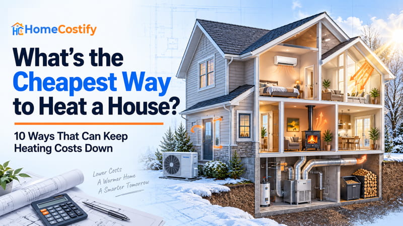 What’s the Cheapest Way to Heat a House? 10 Ways That Can Keep Heating Costs Down