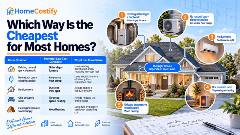 Which Way Is the Cheapest for Most Homes?